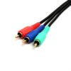 3-RCA Male to 3RCA Male RGB Components