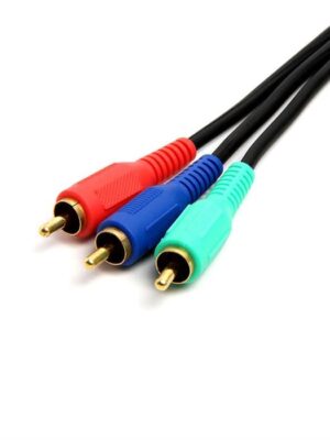 3-RCA Male to 3RCA Male RGB Components