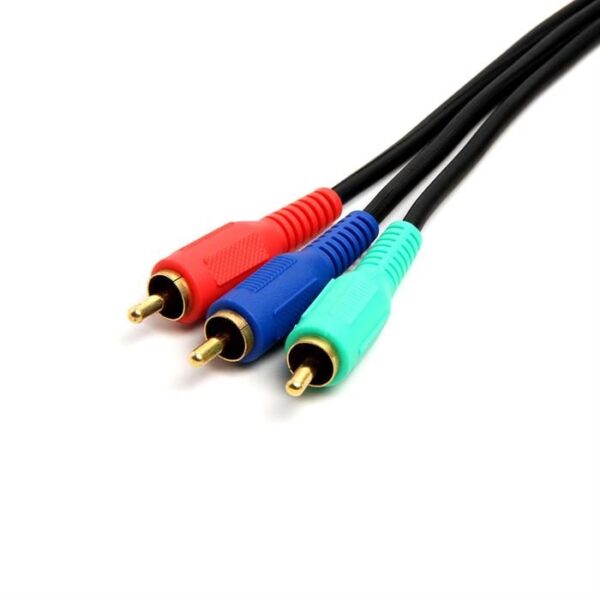 3-RCA Male to 3RCA Male RGB Components